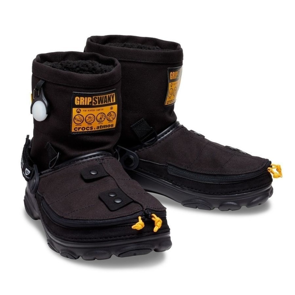 Crocs X GRIP SWANY X atmos Classic All Terrain CLOG Black Mens‎ 12